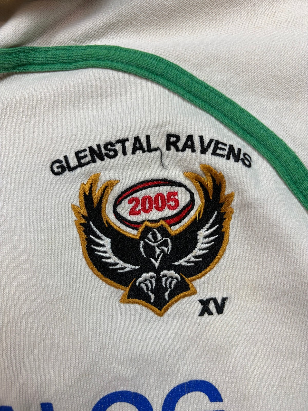 Vintage Glenstal Ravens 2005 match worn Canterbury rugby union shirt (S)