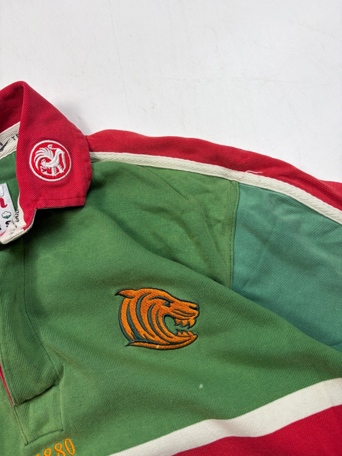 Vintage Leicester Tigers 2001/02 Cotton Traders rugby shirt (S)