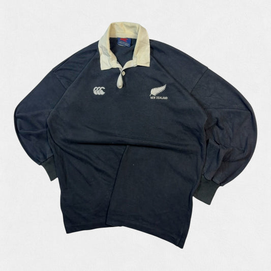 Vintage New Zealand 1986-90 Canterbury rugby shirt (XL)