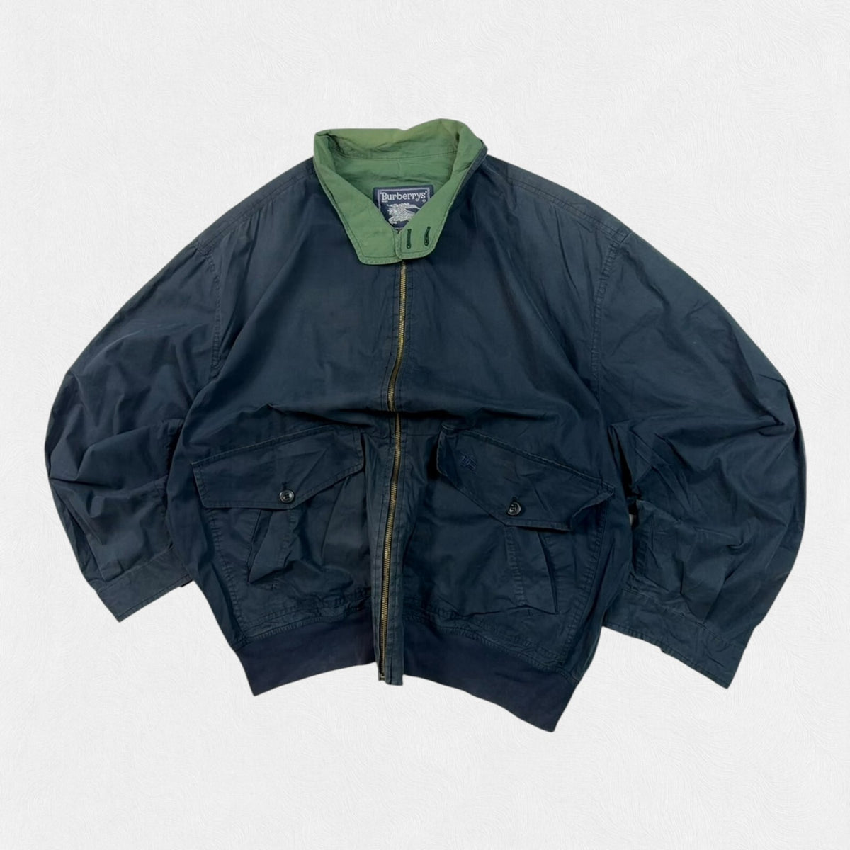 Vintage 90s Burberry flight bomber jacket (XL)