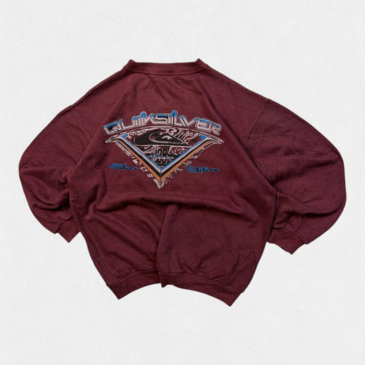 Vintage 90s Quiksilver surfwear sweatshirt (XL)