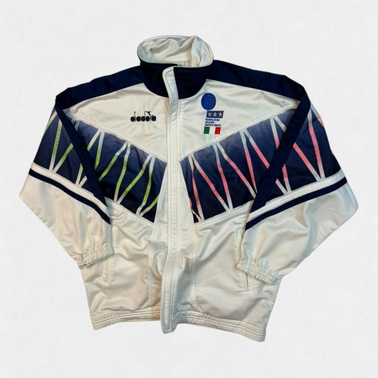 Vintage Italy 1993/94 Diadora football track jacket (L)