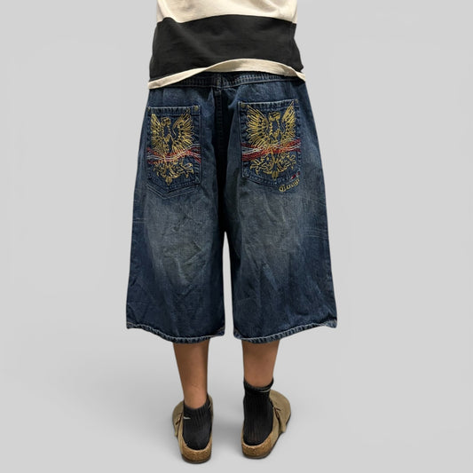 Vintage Y2K Coogi baggy hip hop jorts (W36)