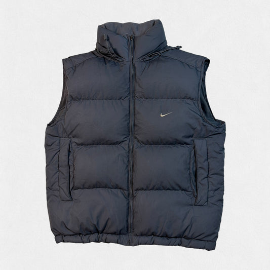 Vintage Y2K Nike gilet puffer jacket (M)