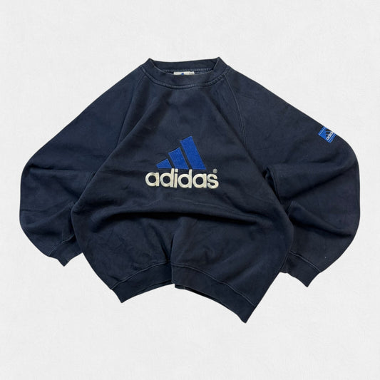 Vintage 90s adidas centre logo sweatshirt (XL)