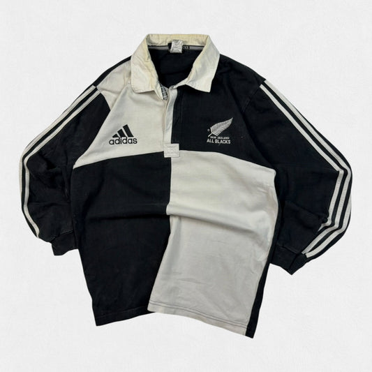 Vintage New Zealand all blacks 1999/00 Adidas training rugby shirt (M)