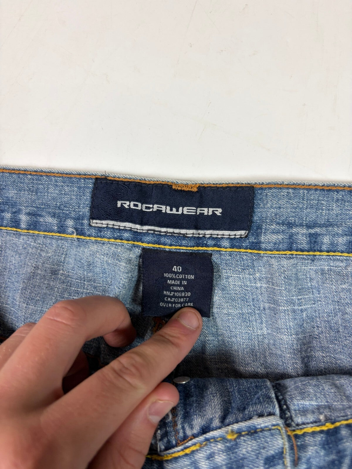 Vintage Y2K Rocawear baggy hip hop jeans (W40)