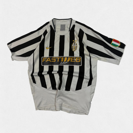 Vintage Juventus 2003/04 Nike home football shirt (L)
