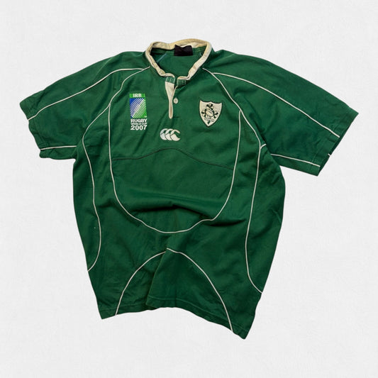 Vintage Ireland 2007 world cup rugby union shirt (L)