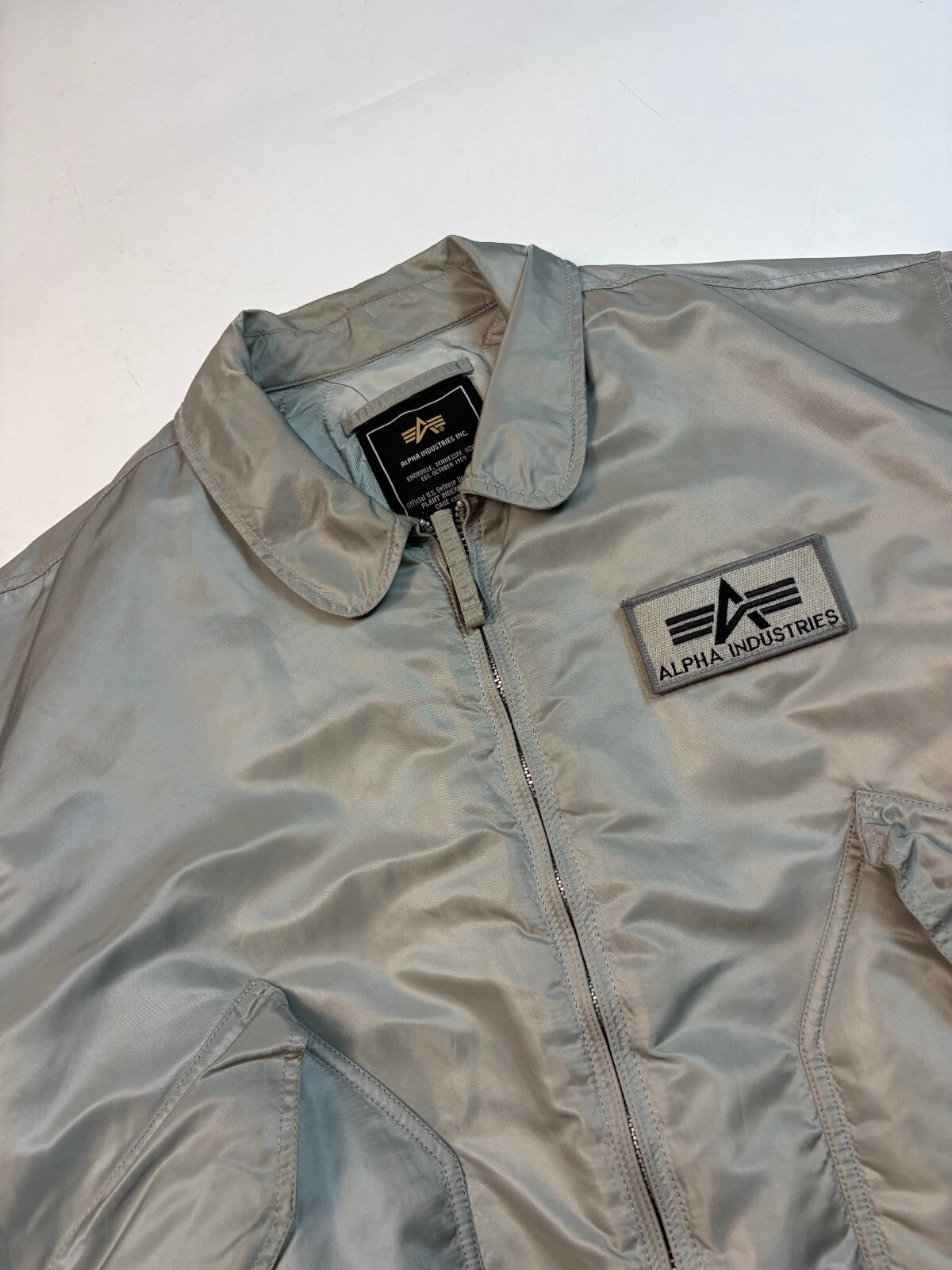 Vintage Alpha Industries CWU Military bomber jacket (3XL)
