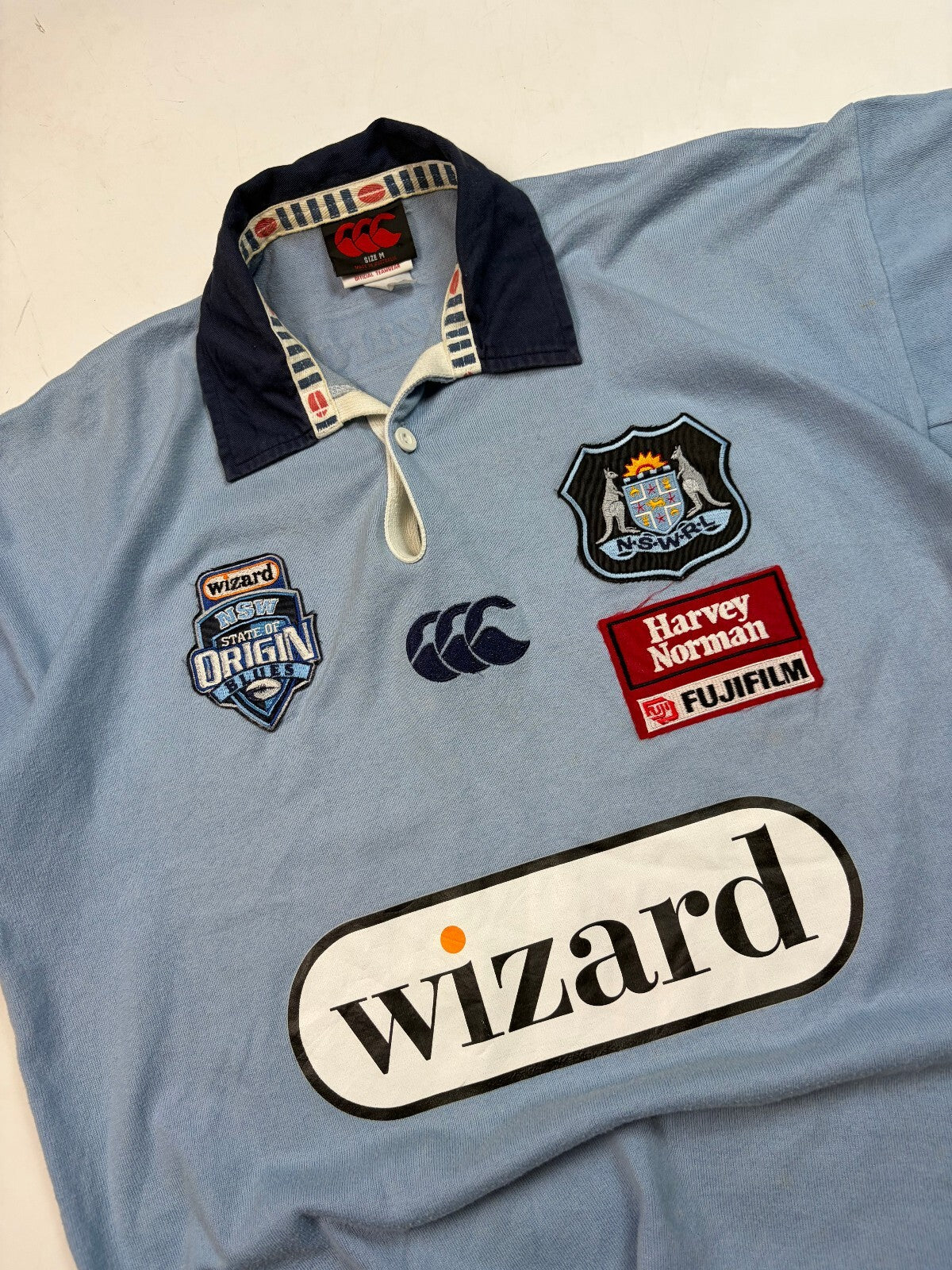 Vintage New South Wales Blues state of origin 2002/03 rugby shirt (M)