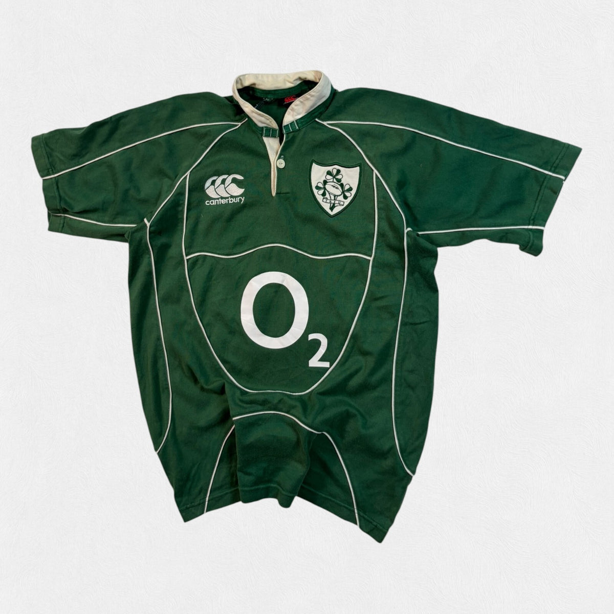 Vintage Ireland 2007/08 Canterbury rugby union shirt (S)