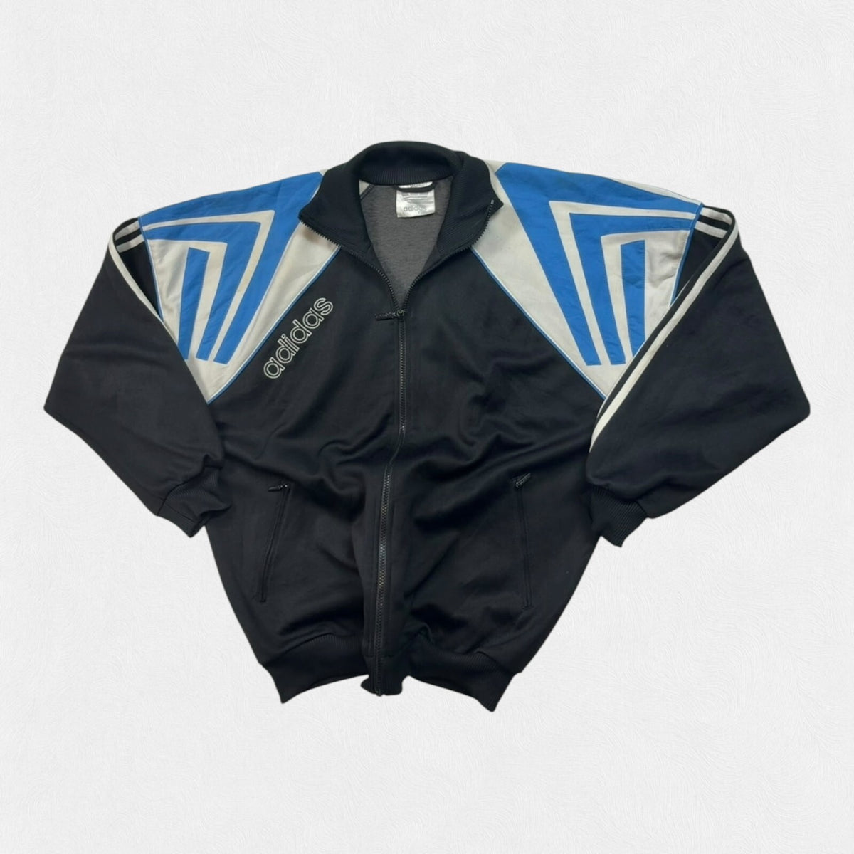 Vintage 90s adidas originals abstract track top (M)