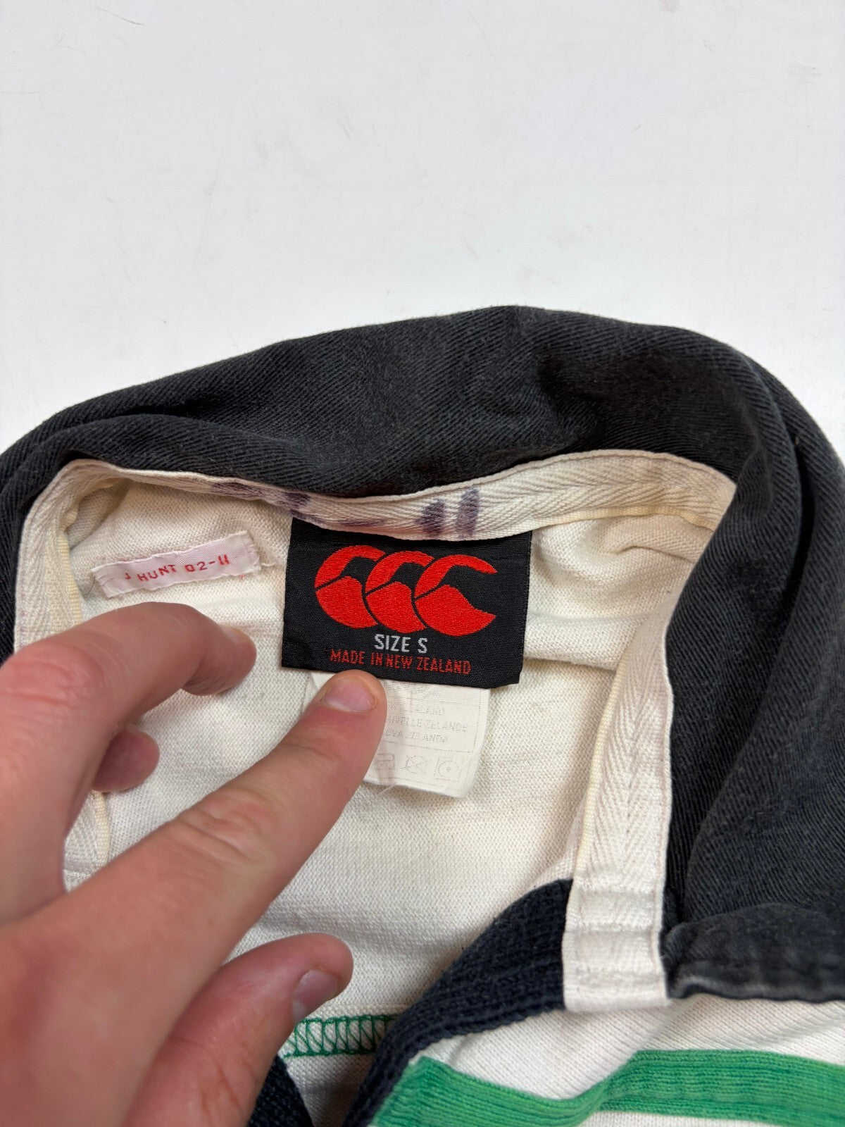 Vintage Glenstal Ravens 2005 match worn Canterbury rugby union shirt (S)