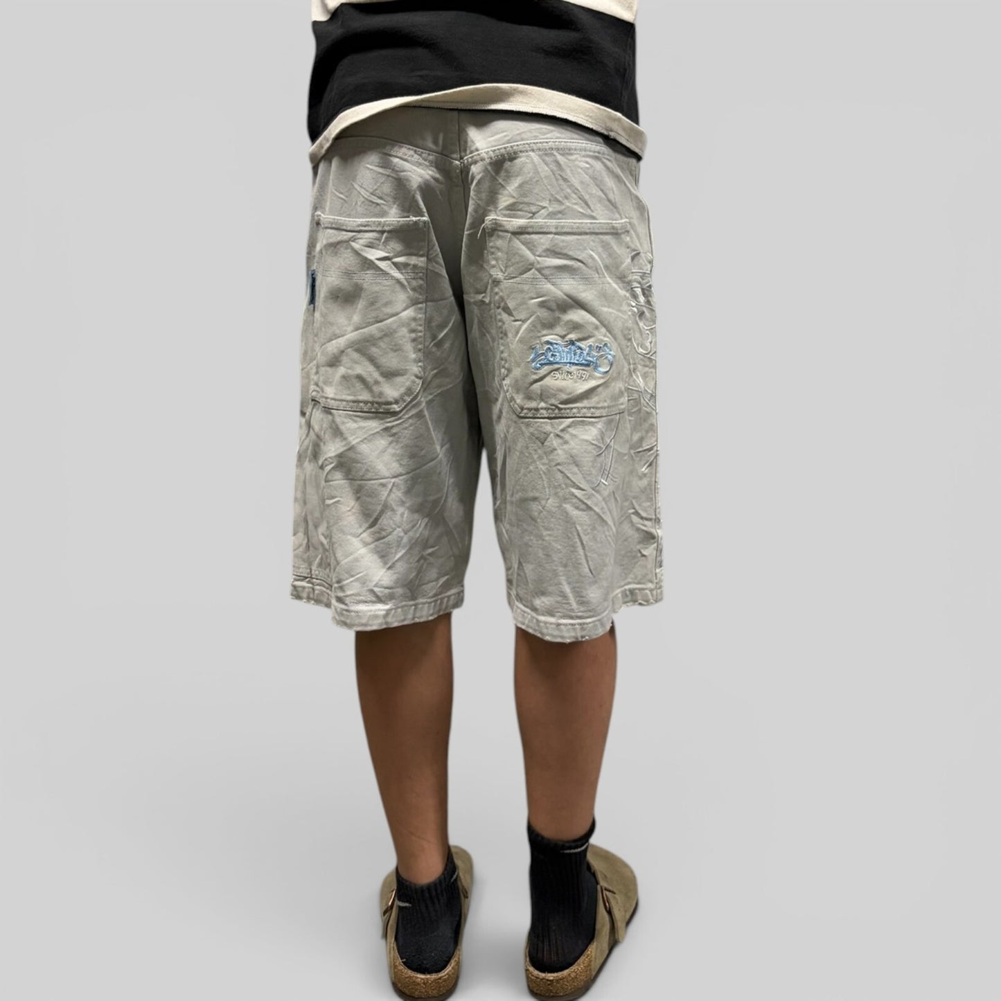 Vintage Y2K Southpole baggy hip hop shorts (W32)
