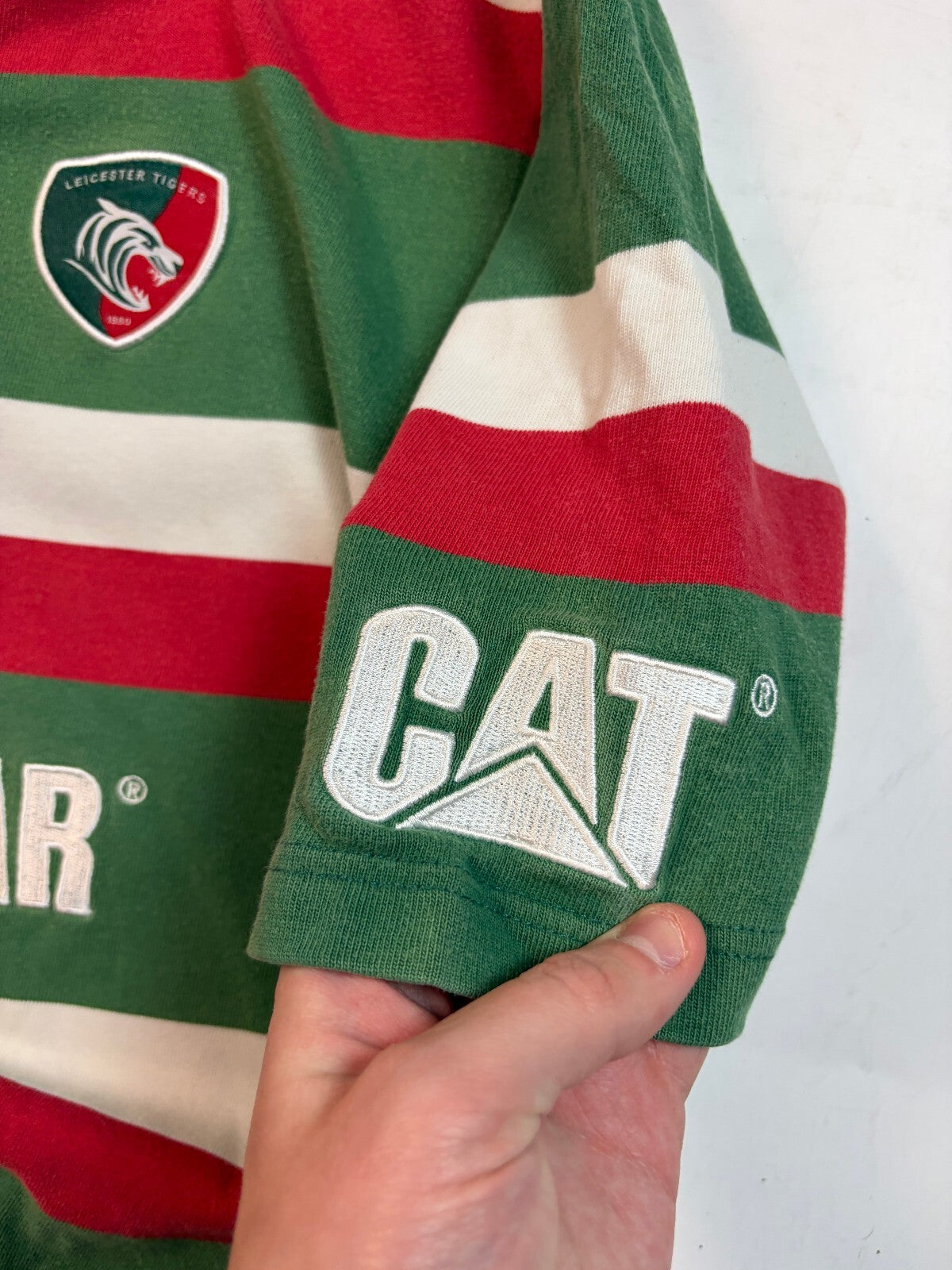 Vintage Leicester Tigers 2009/10 cotton traders rugby shirt (L)
