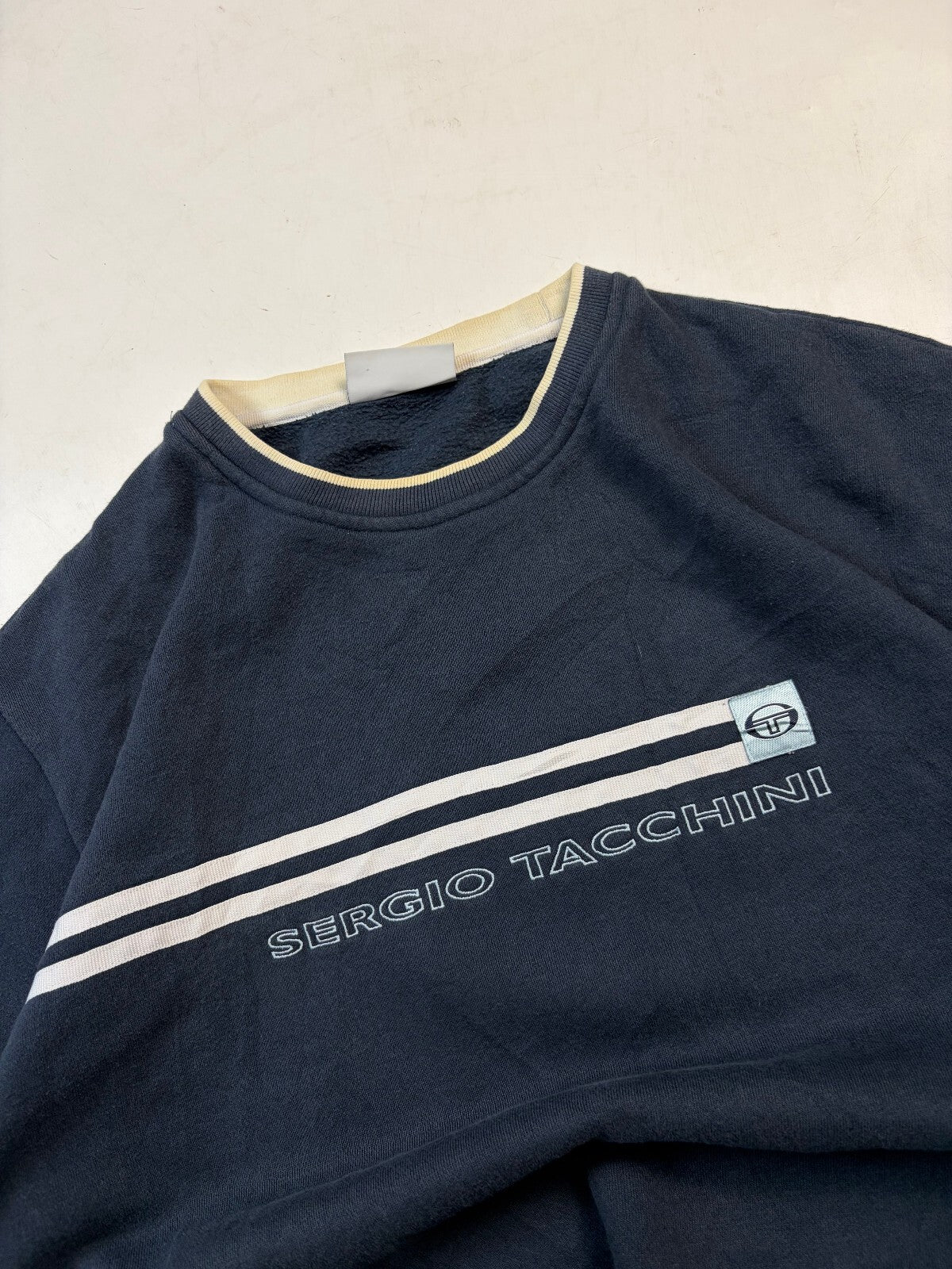 Vintage Sergio Tacchini spell out sweatshirt (L)