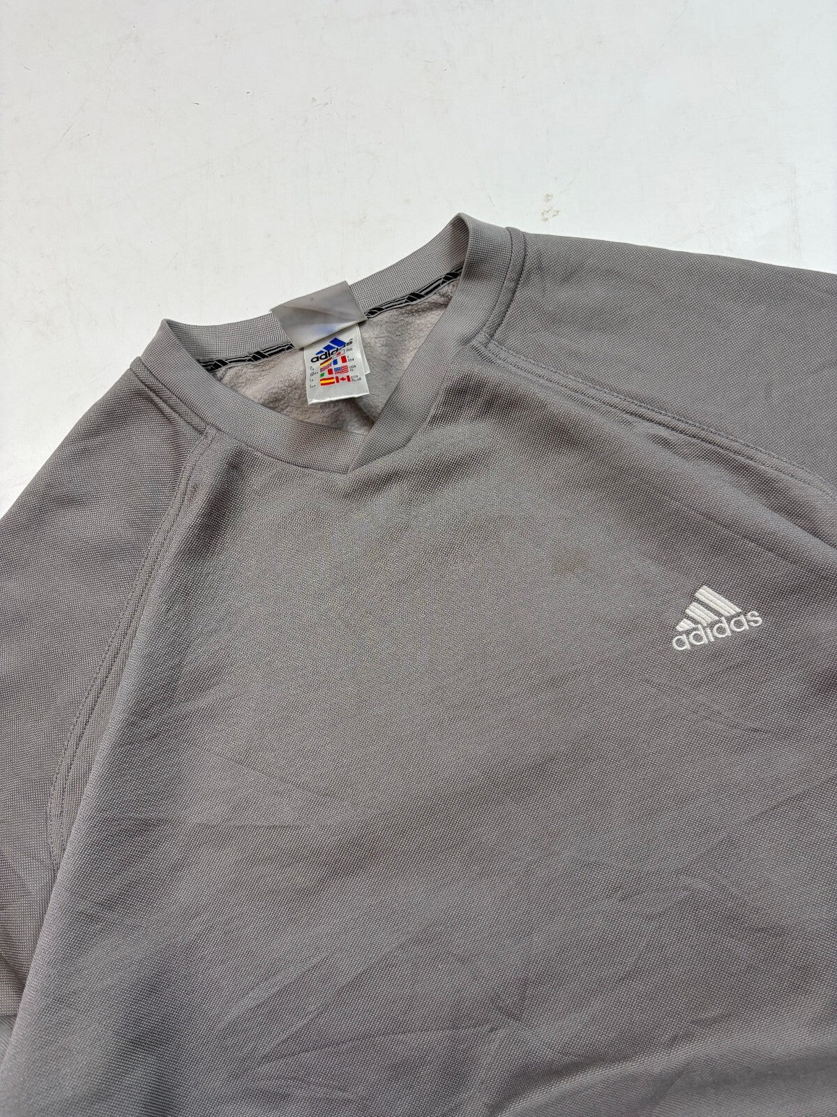 Vintage 90s adidas small logo sweatshirt (XL)