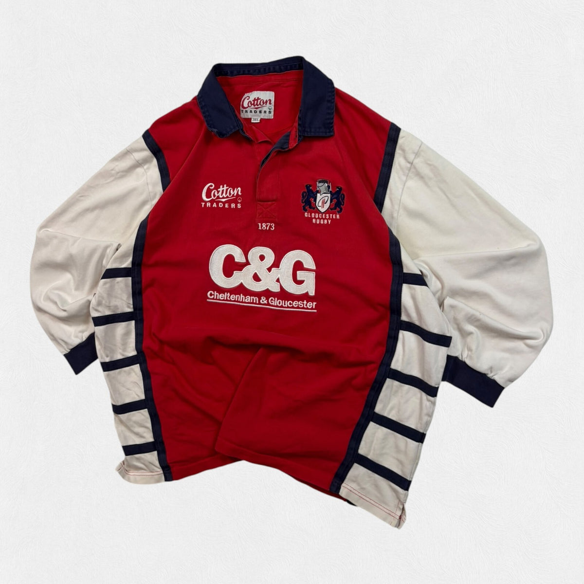 Vintage Gloucester 2005-07 Cotton Traders rugby shirt (3XL)