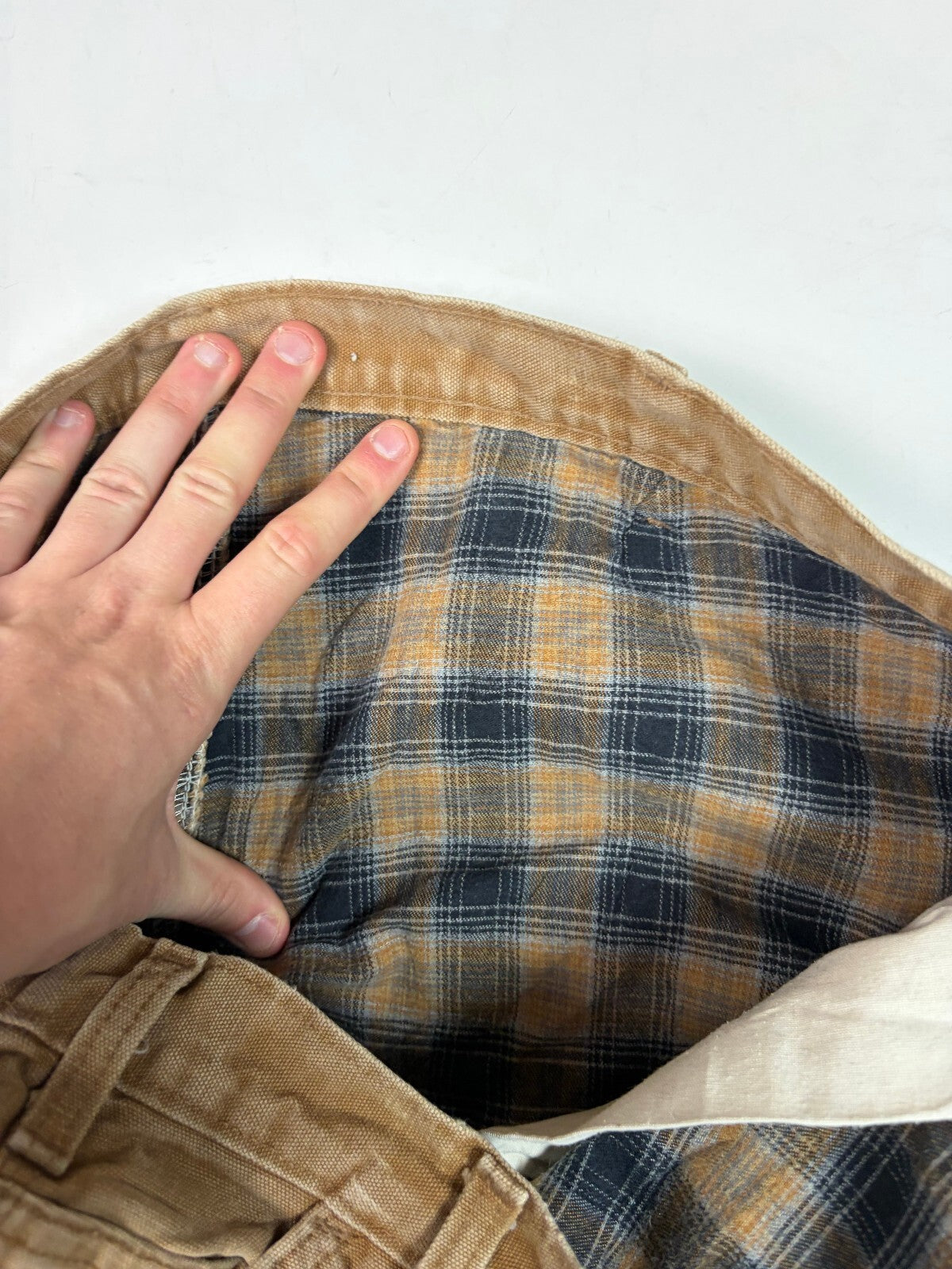Vintage Carhartt fleece lined baggy carpenter pants (W40)