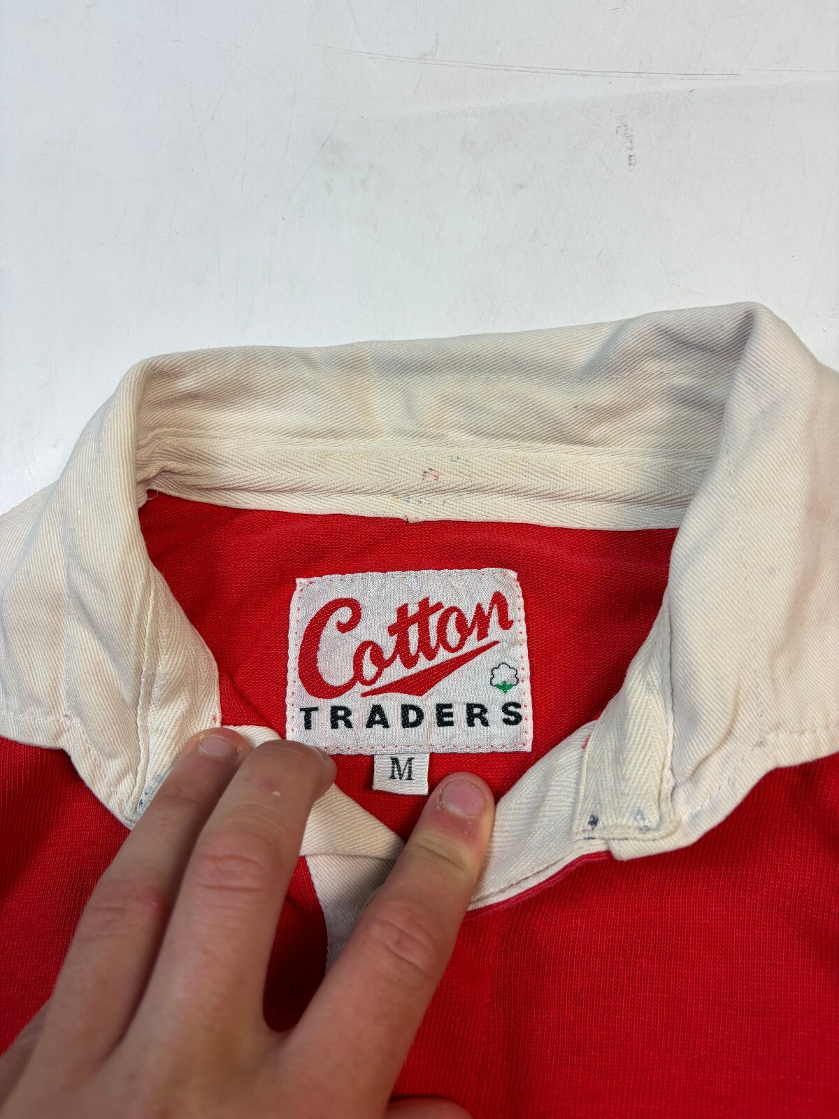 Vintage Wales 1991 world cup Cotton Traders rugby shirt (M)