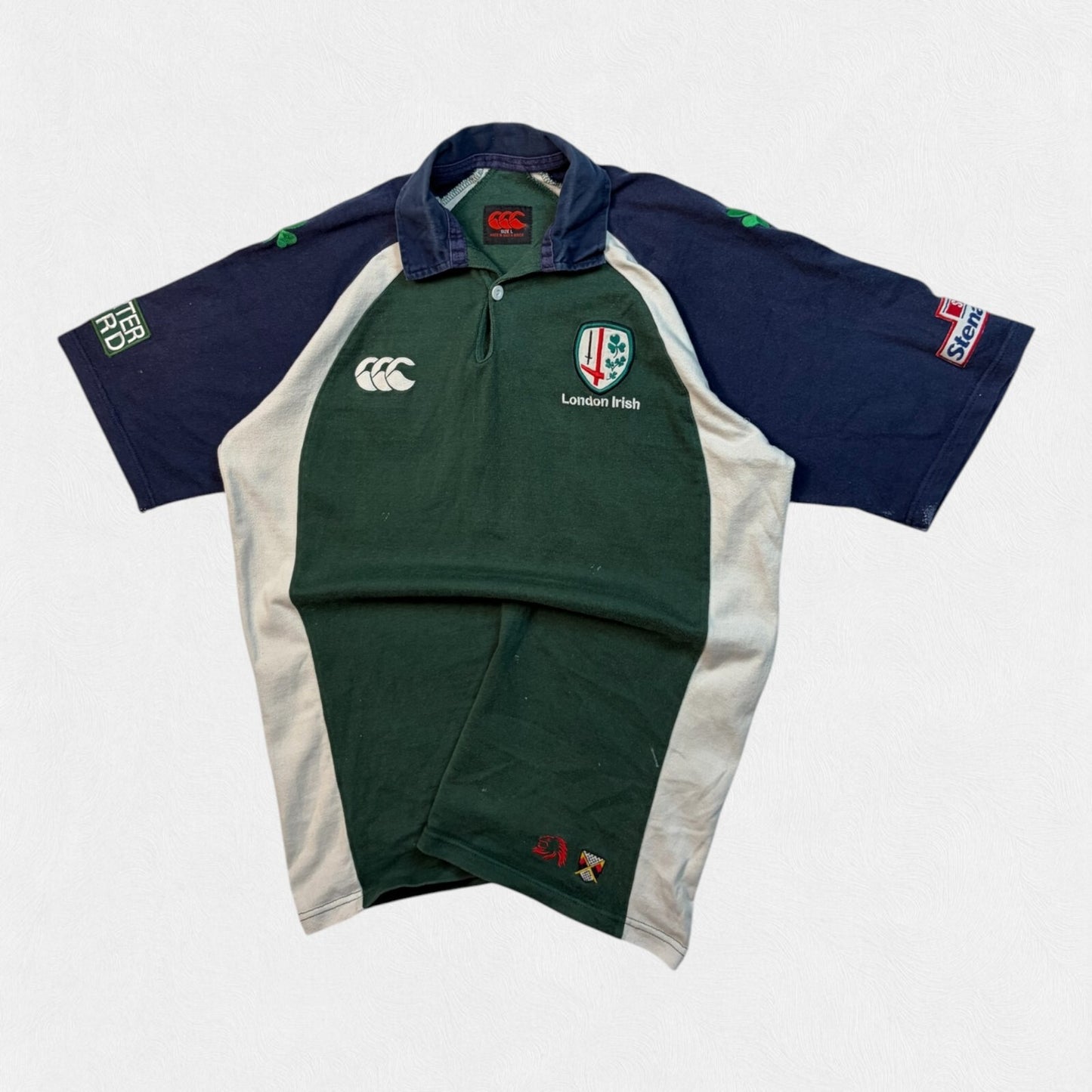Vintage London Irish 2003/04 Canterbury rugby union shirt (L)