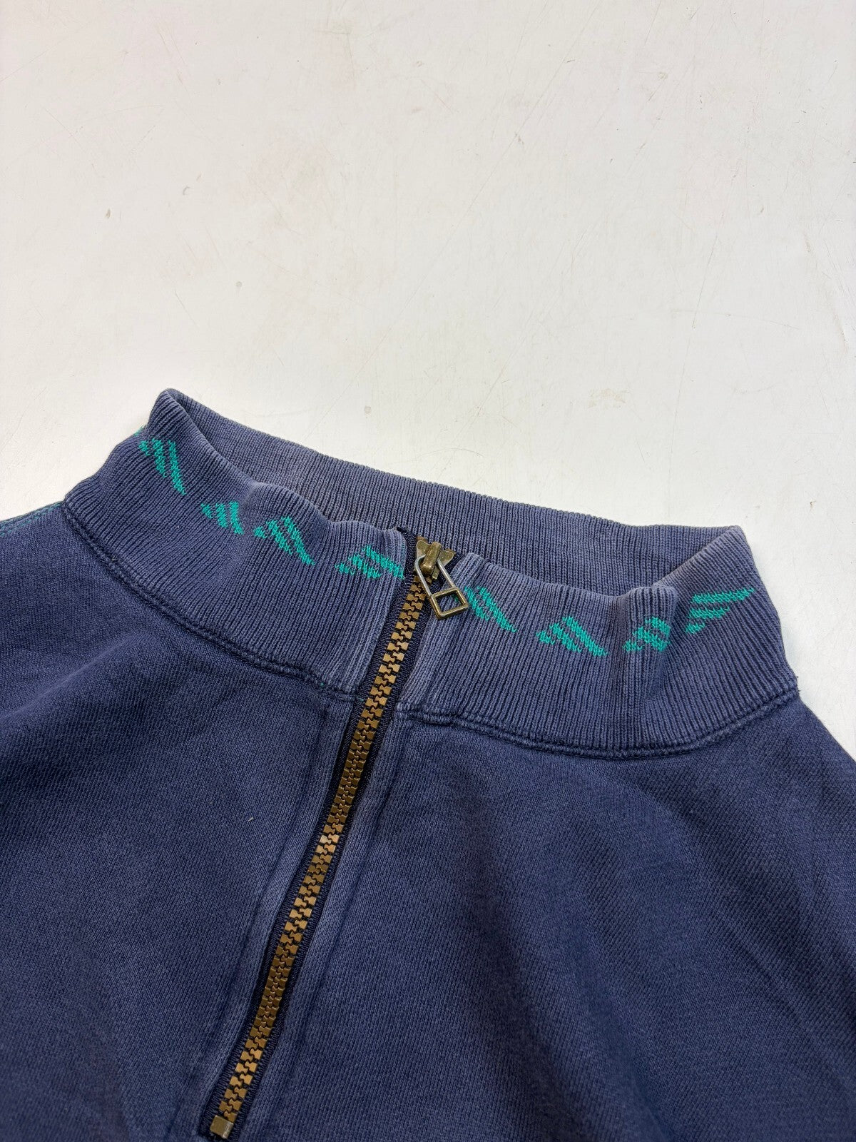 Vintage 90s Adidas equipment quarter zip sweatshirt (S)