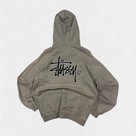 Stussy script spell out hoodie (M)