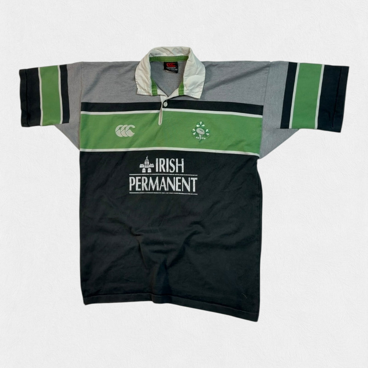 Vintage Ireland 2001/02 Canterbury training rugby union shirt (L)