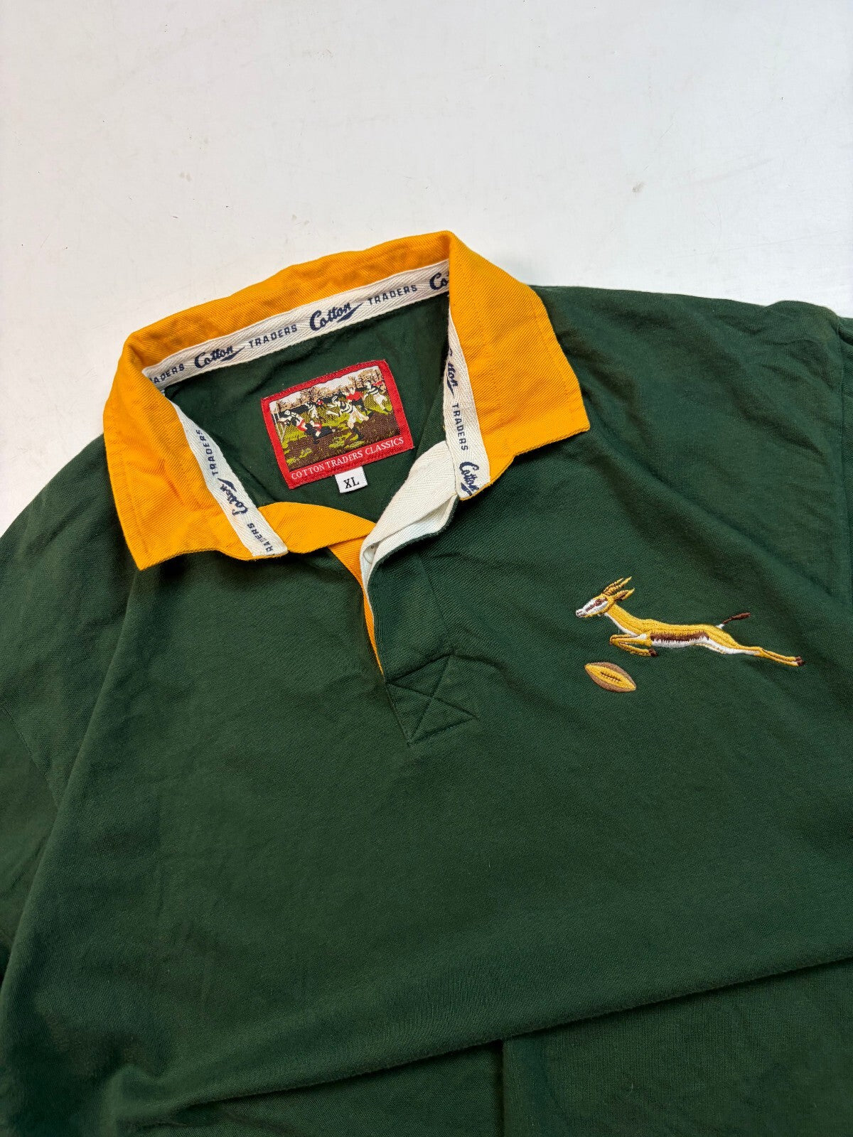 Vintage 90s South Africa Cotton Traders rugby shirt (XL)