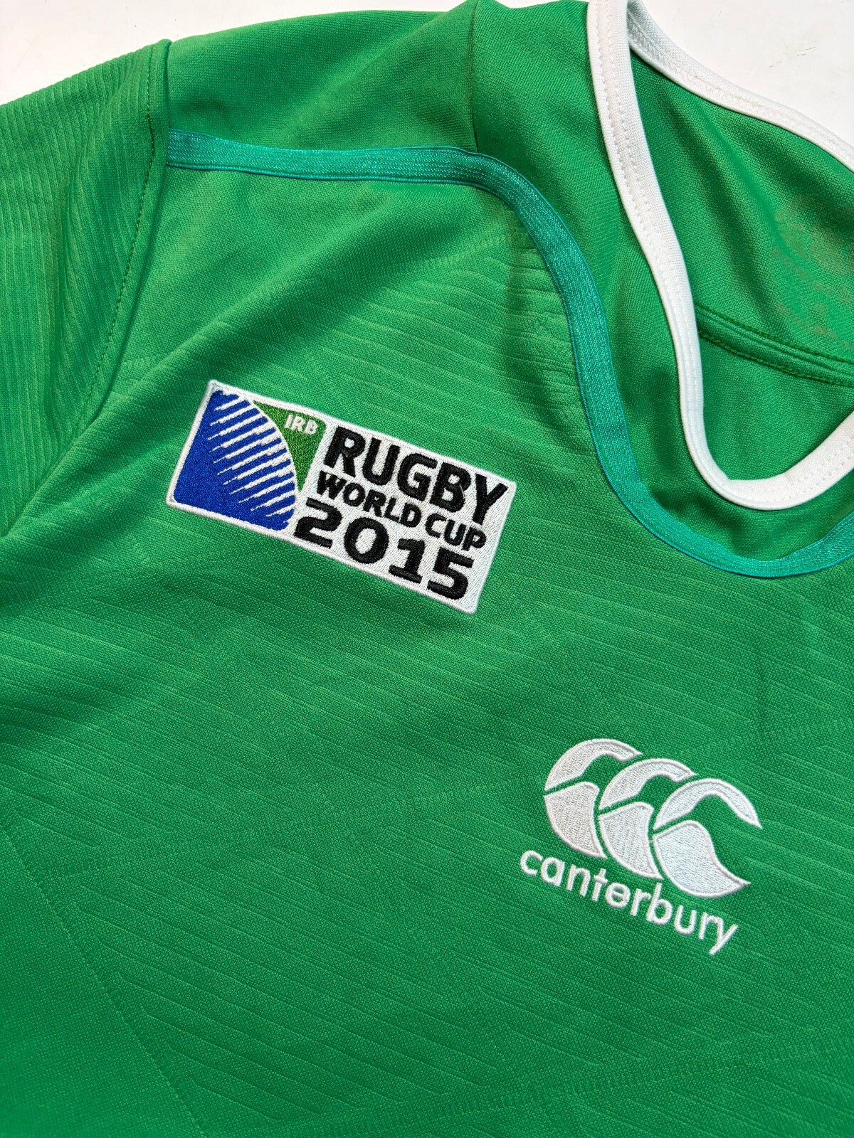 Ireland 2015 world cup Canterbury rugby union shirt (M)