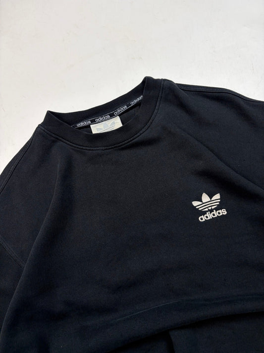 Vintage 90s adidas originals small logo sweatshirt (L)