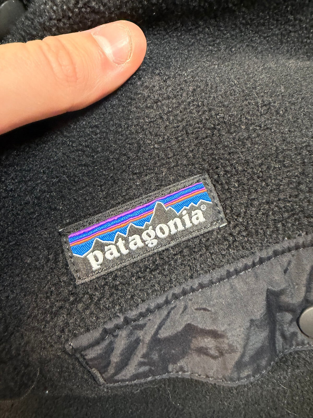 Vintage Patagonia synchilla t snap fleece (L)