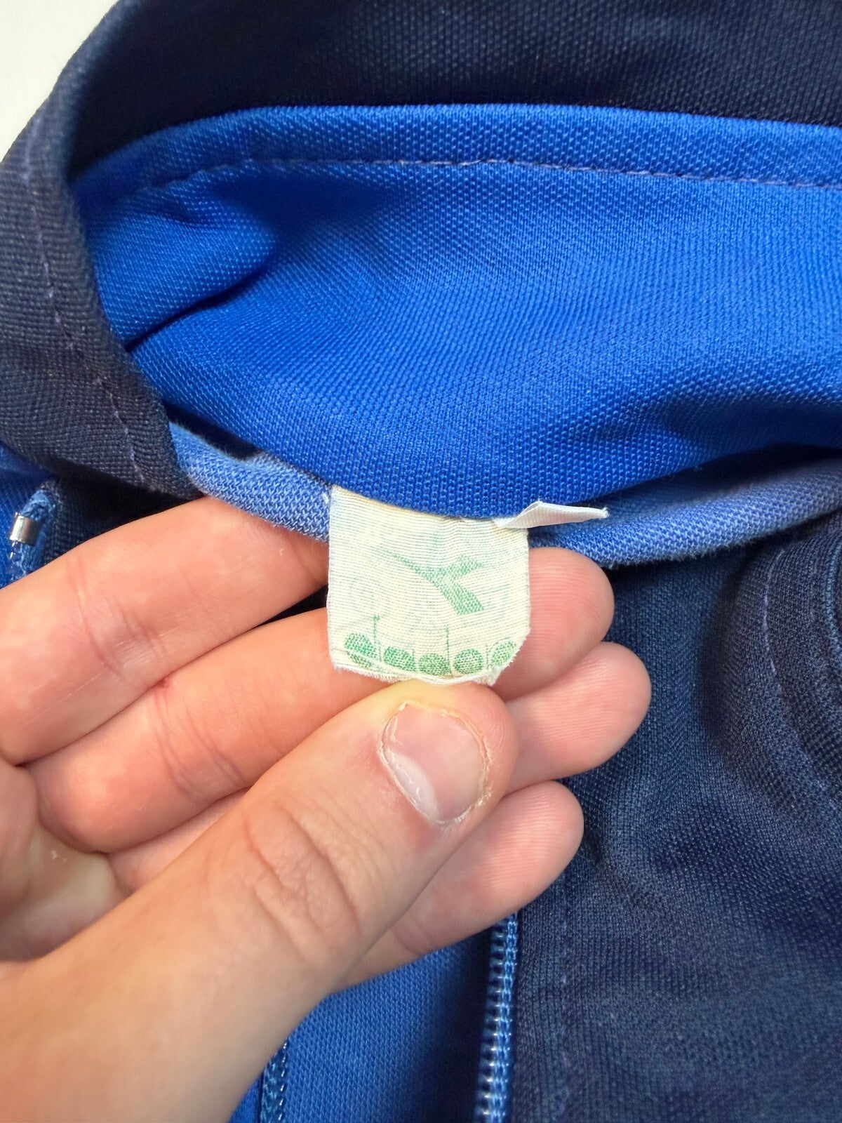 Vintage Italy 1990-92 Diadora football track jacket (L)