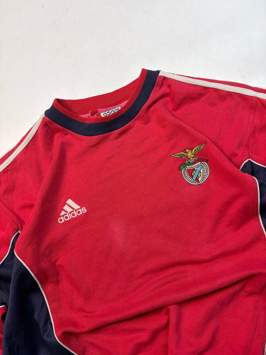 Vintage Benfica 1999/00 Adidas football sweatshirt (L)