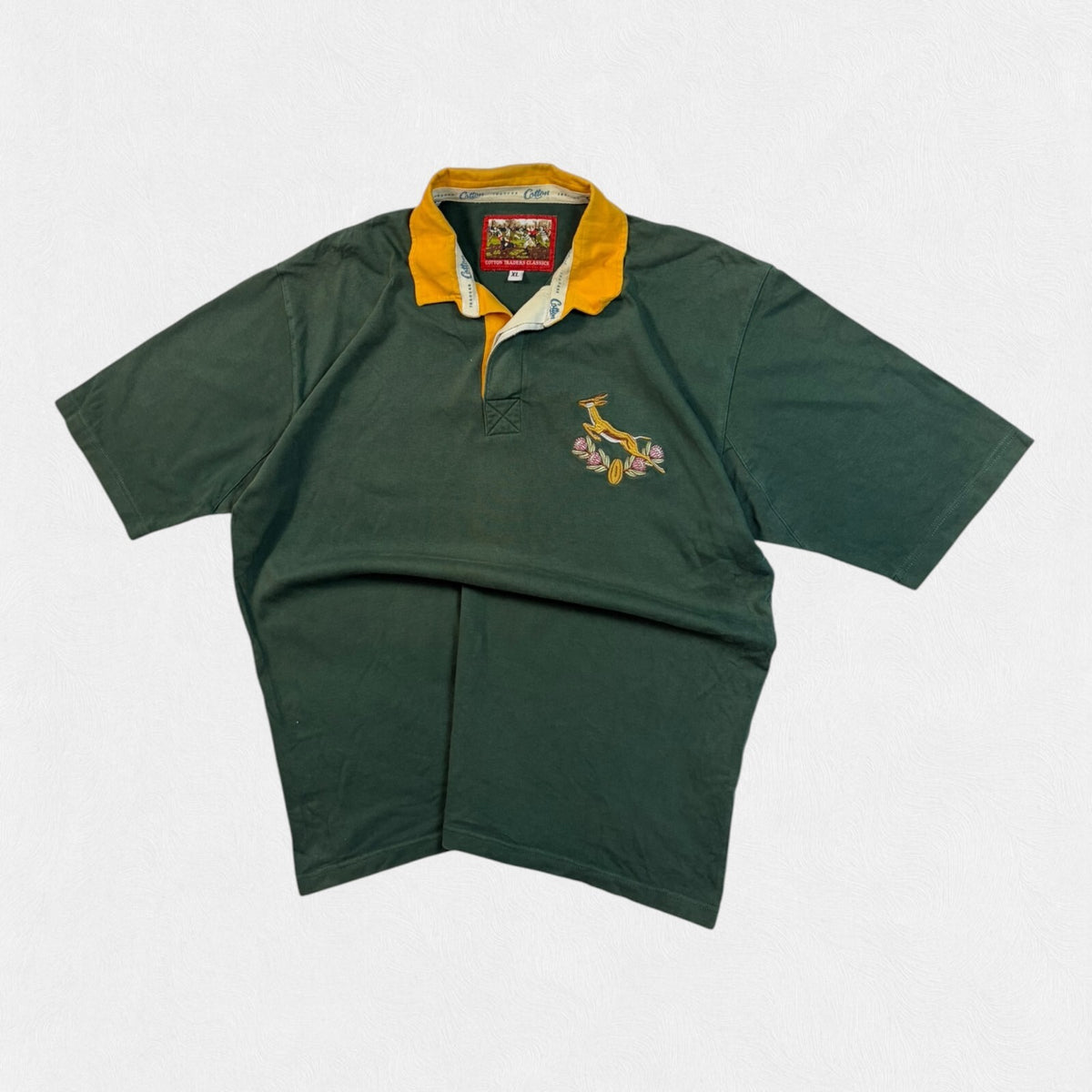 Vintage 90s South Africa Cotton Traders rugby shirt (XL)