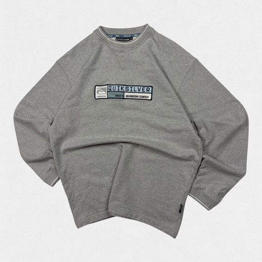 Vintage Y2K Quiksilver surfwear graphic sweatshirt (L)