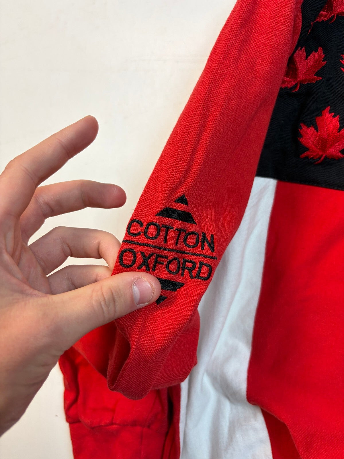 Vintage Canada 1997/98 Cotton Oxford rugby union shirt (L)