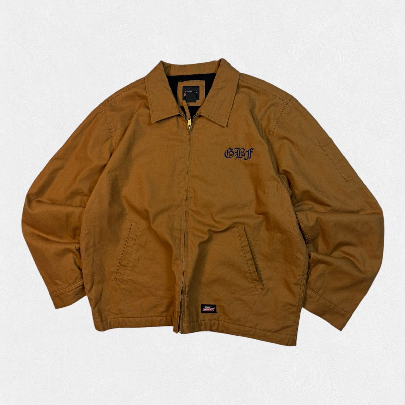 Dickies Gangsters buy flowers collared harrington jacket (XL)