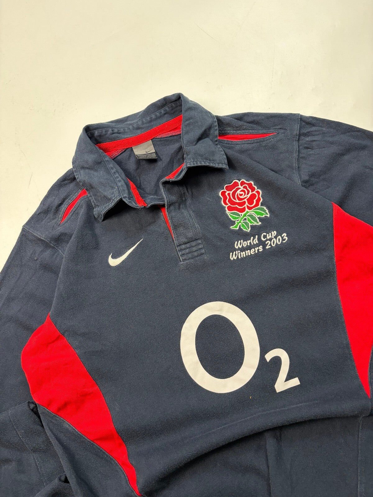 Vintage England 2003 world cup Nike rugby shirt (L)