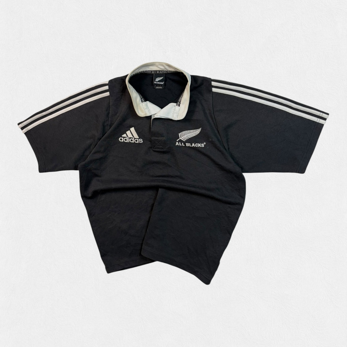 Vintage New Zealand all blacks 2003/04 Adidas rugby shirt (S)