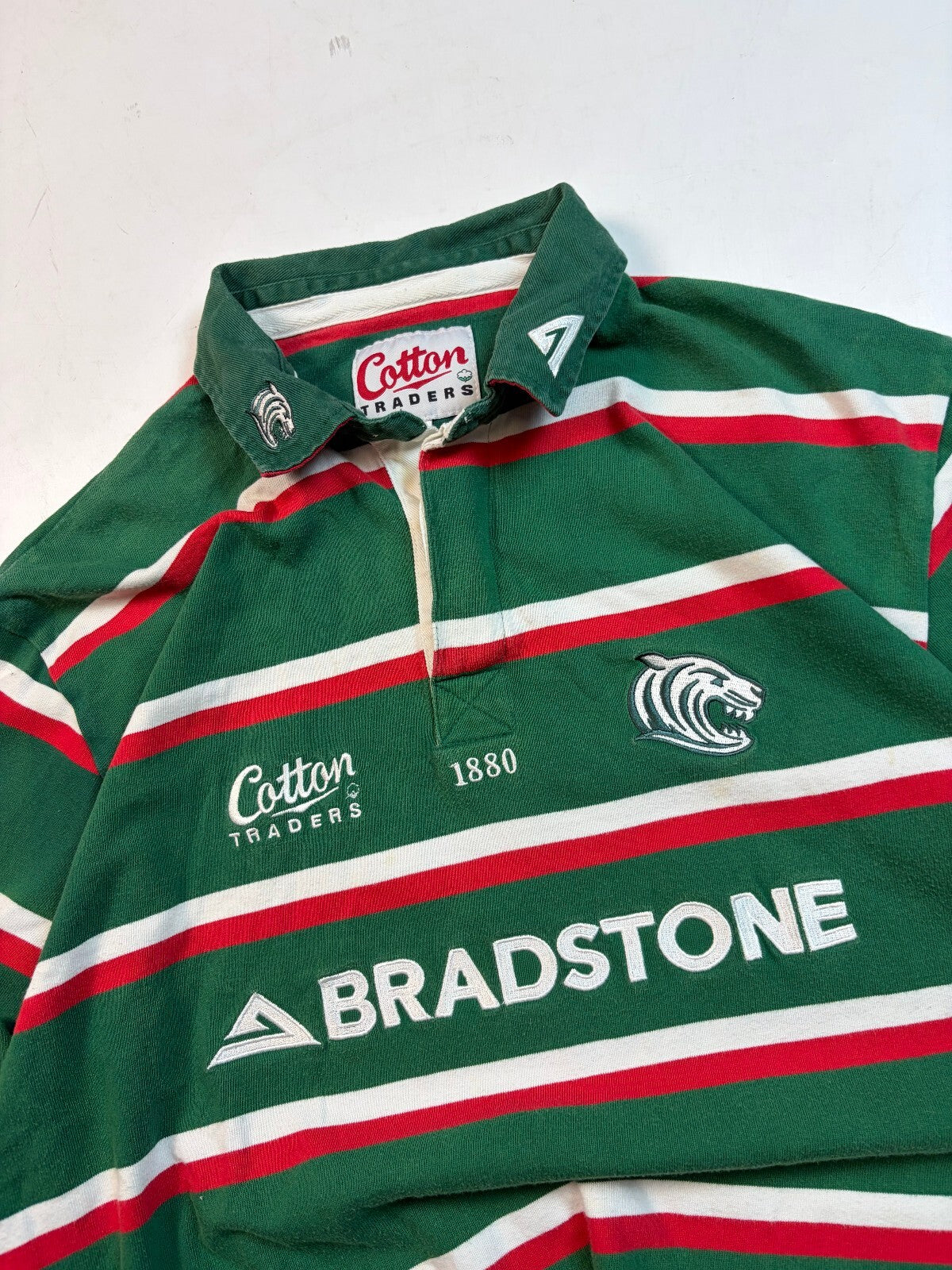 Vintage Leicester Tigers 2005-07 cotton traders rugby shirt (XL)