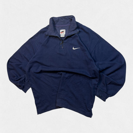Vintage 90s Nike quarter zip sweatshirt (L)
