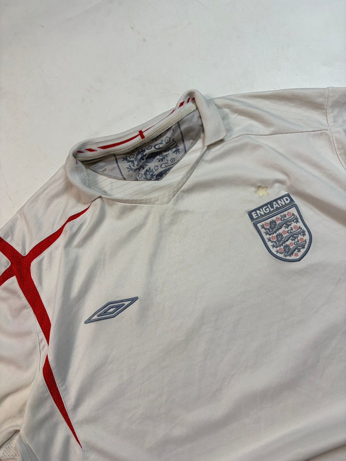 Vintage England 2005-07 Umbro home football shirt (3XL)