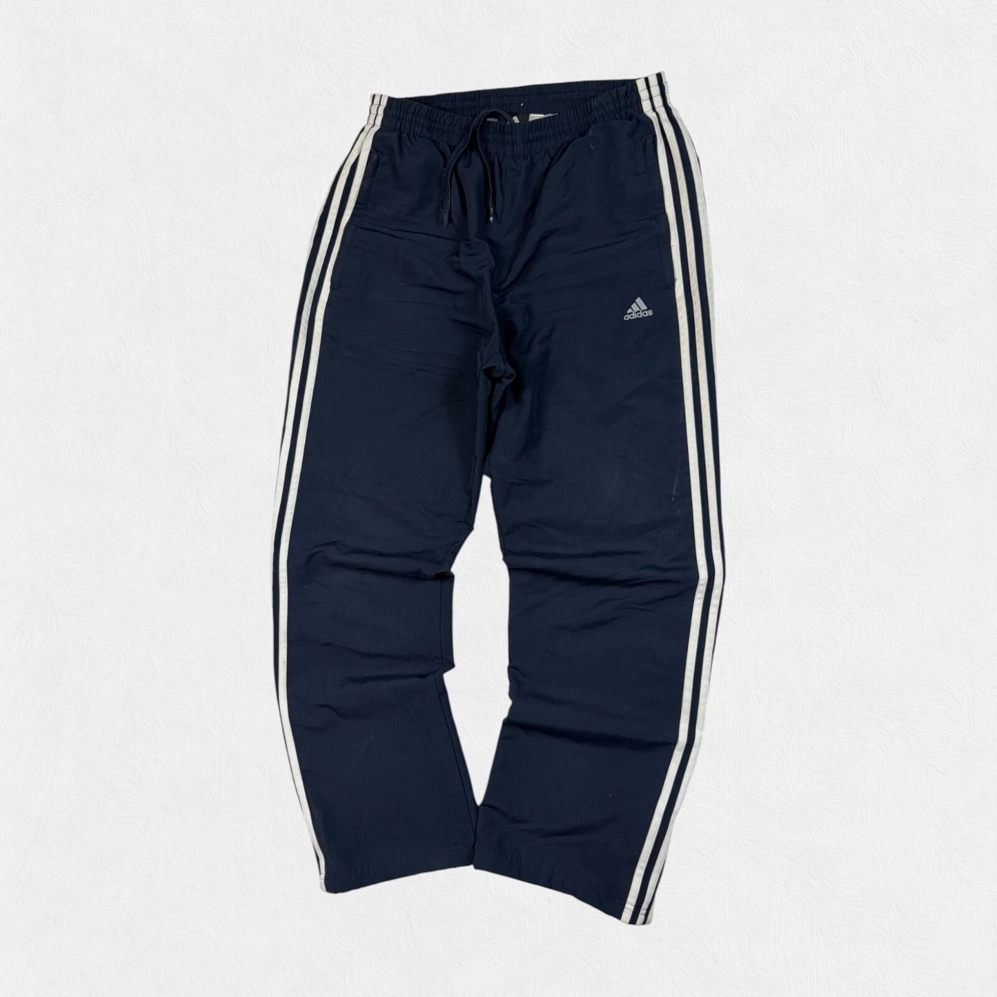 Vintage Y2K Adidas side stripe baggy track pants (M)