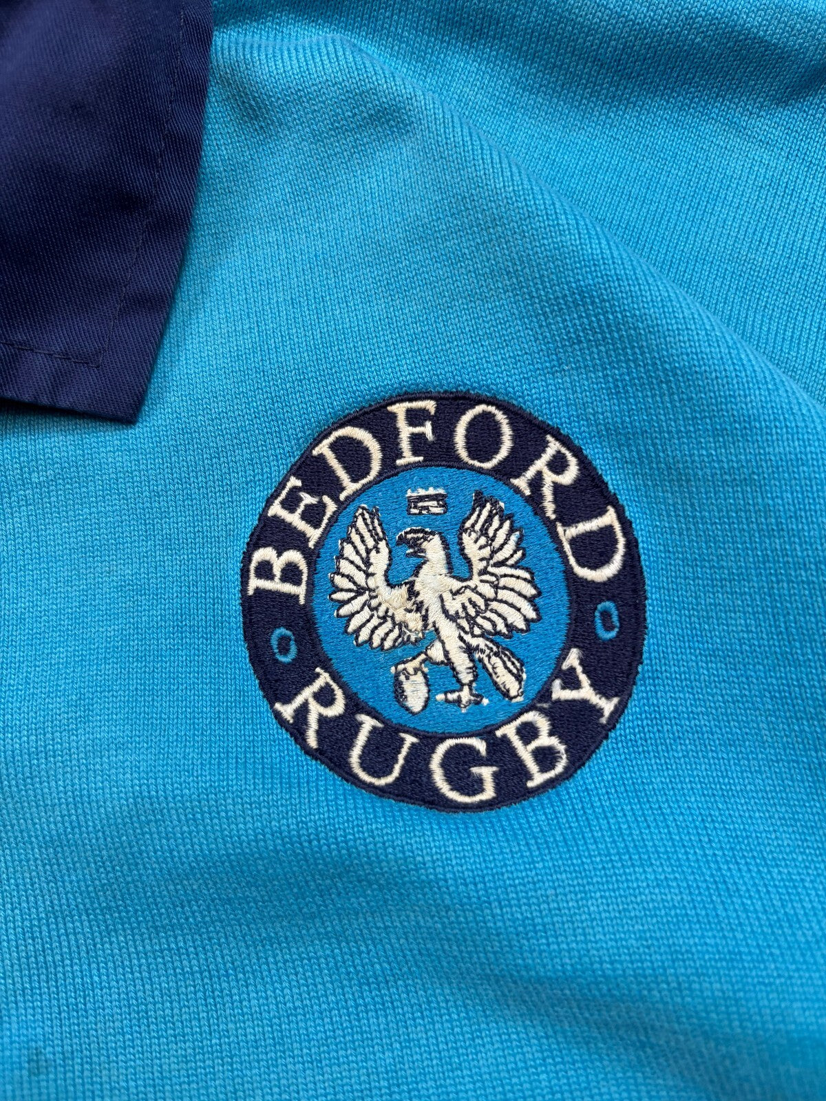 Vintage Bedford Blues 1998/99 Match worn Cotton Traders rugby shirt (XL)
