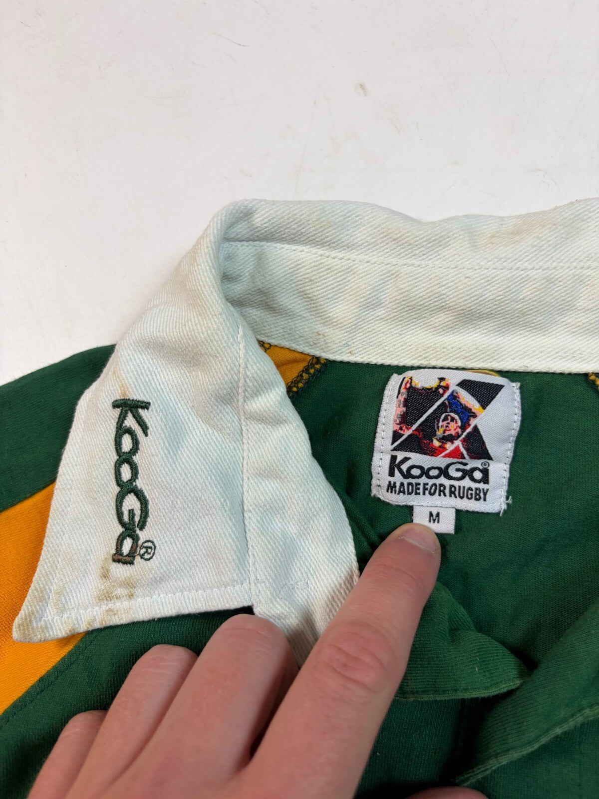 Vintage South Africa 2004 Kooga supporters rugby union shirt (M)