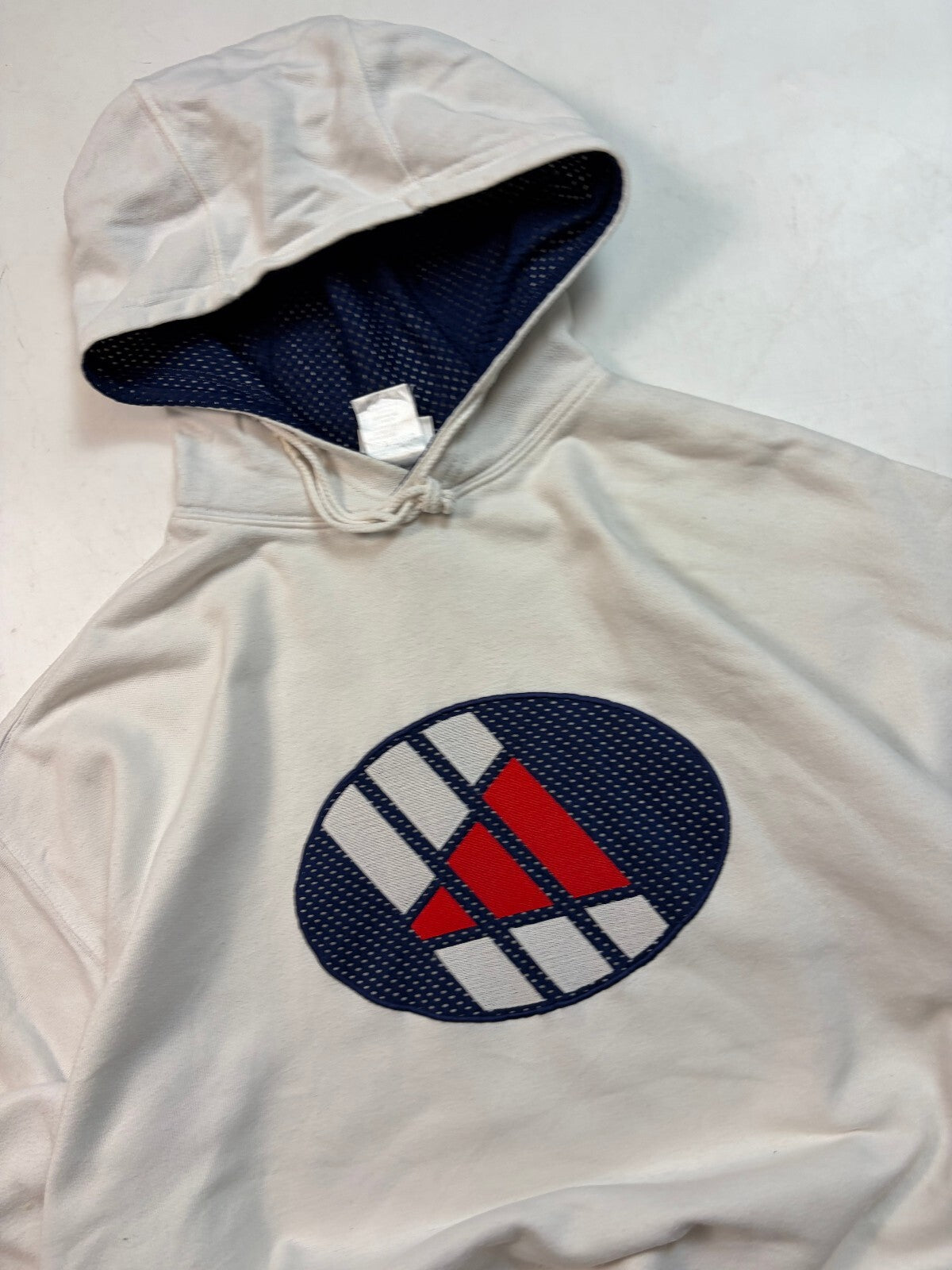 Vintage 90s adidas centre logo hoodie (L)