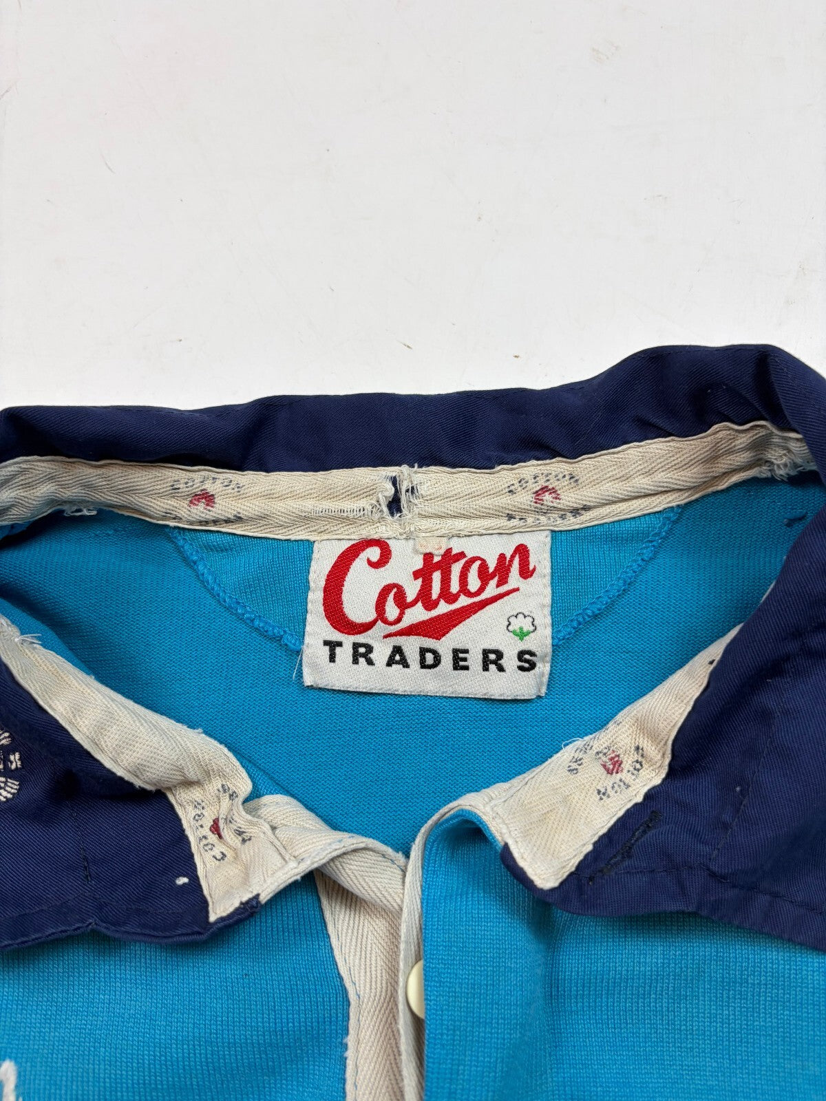 Vintage Bedford Blues 1998/99 Match worn Cotton Traders rugby shirt (XL)