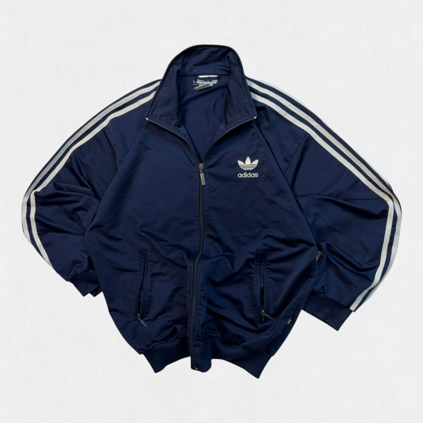 Vintage 90s adidas originals side stripe firebird track top (S)